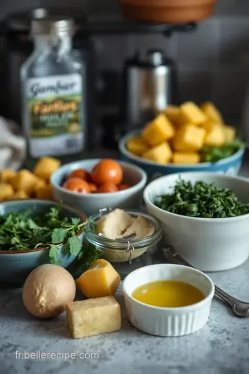 Pommes de Terre au Four Parfumées aux Herbes ingredients