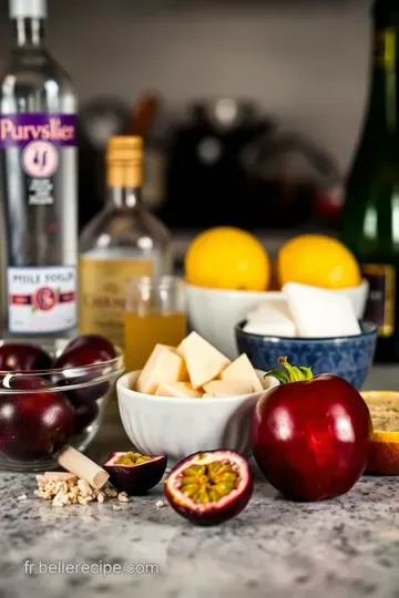 Pornstar Martini : La Cocktails Fruité et Élégant ingredients