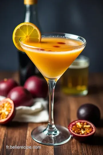 Pornstar Martini : La Cocktails Fruité et Élégant presentation