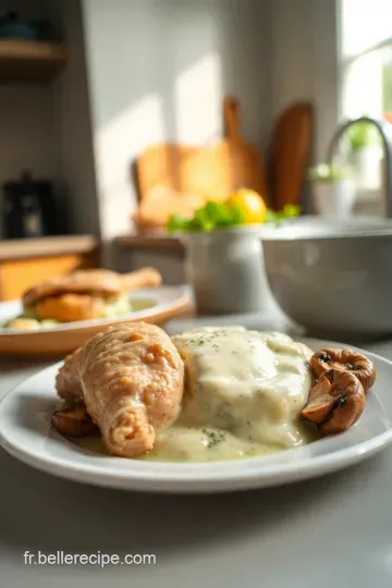 Poulet à la Crème Façon Grand-Mère steps