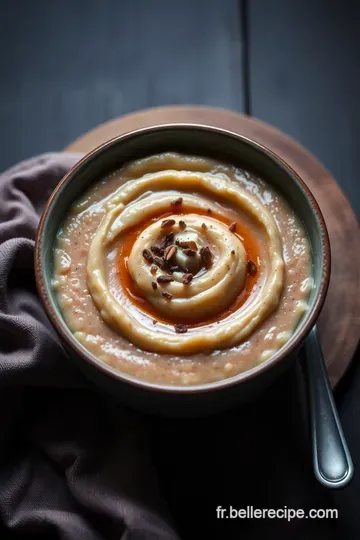 Purée de Patate Douce Crémeuse au Beurre de Cacao presentation