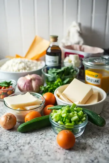 Quiche aux Légumes Colorés et Fromage de Chèvre ingredients