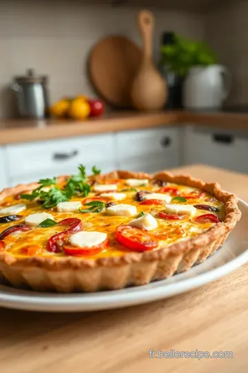 Quiche aux Légumes Colorés et Fromage de Chèvre steps