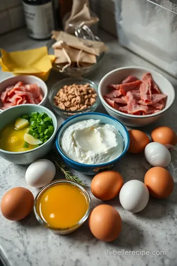 Quiche Lorraine : Un Petit Déjeuner Salé Classique ingredients