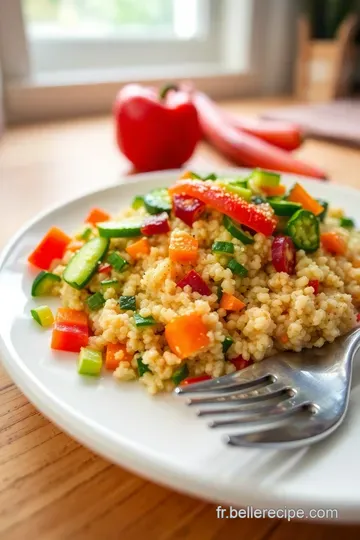 Quinoa aux Légumes Sautés et Vinaigrette Citronnée steps