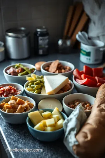 Raclette Festive: La Charcuterie à Partager ingredients