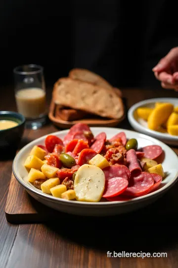 Raclette Festive: La Charcuterie à Partager presentation