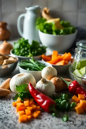 Ragoût de légumes méditerranéen au quinoa ingredients