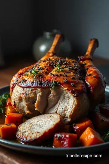 Recette d' Épaule d' Agneau Rôtie aux Herbes de Provence presentation