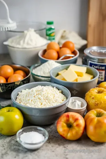 Recette de Gâteau Belle Époque aux Pommes Gala ingredients