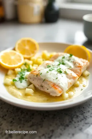 Recette de Haddock à l' estragon et crème citronnée steps