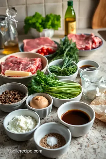 Recette de Steak Sauté de Bœuf à la Provençale ingredients