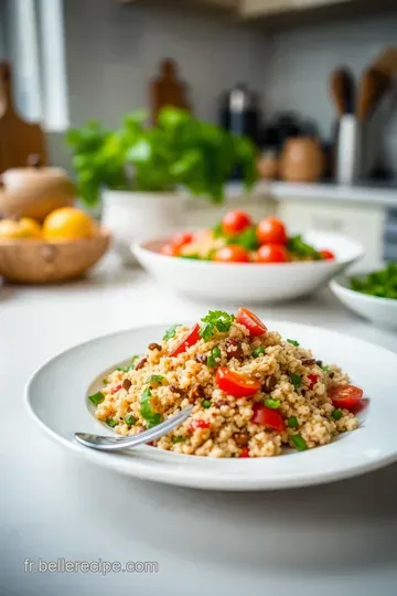 Salade Croquante de Quinoa à la Méditerranéenne steps