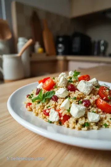 Salade de Quinoa aux Légumes d' Été et Feta steps