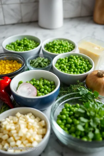 Salade Libanaise de Pois Chiches et Herbes Fraîches ingredients