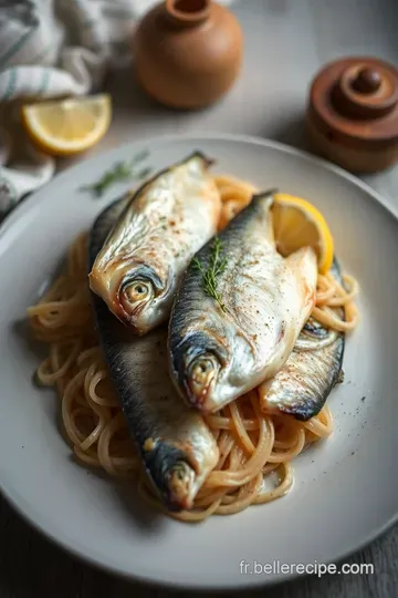 Sardines au Four aux Herbes de Provence presentation