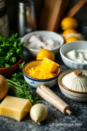 Sauce Citron-Aneth pour Saumon Parfait ingredients