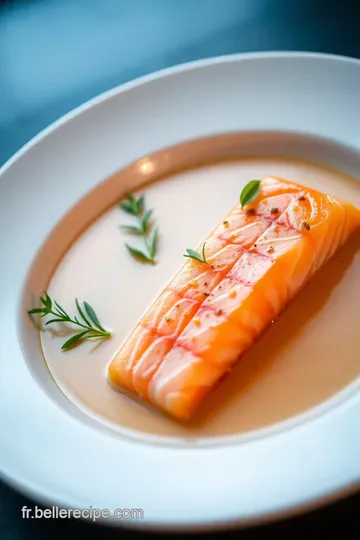 Sauce Citron-Aneth pour Saumon Parfait presentation