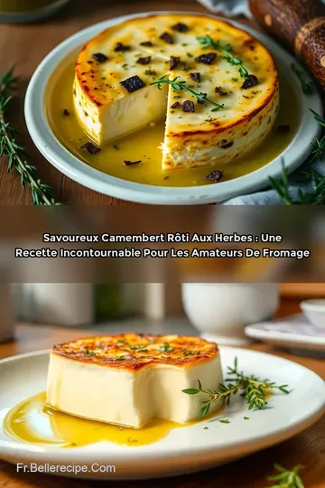 Savoureux Camembert Rôti aux Herbes : Une Recette Incontournable pour les Amateurs de Fromage