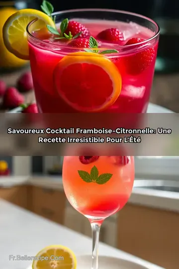 Savoureux Cocktail Framboise-Citronnelle: Une Recette Irresistible pour l' Été