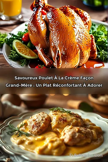 Savoureux Poulet à la Crème Façon Grand-Mère : Un Plat Réconfortant à Adorer