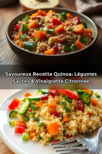 Savoureux Recette Quinoa: Légumes Sautés & Vinaigrette Citronnée