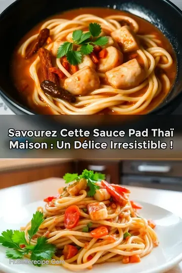 Savourez Cette Sauce Pad Thaï Maison : Un Délice Irresistible !