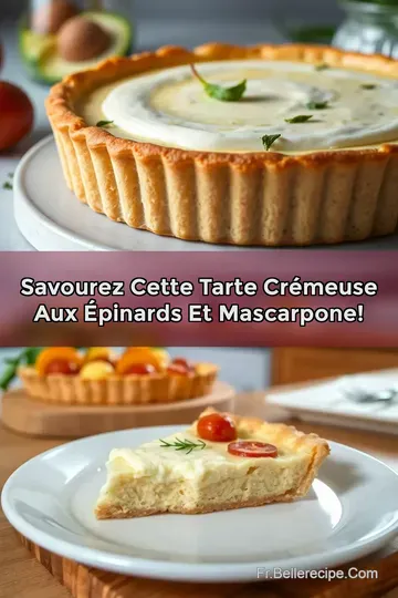 Savourez cette Tarte Crémeuse aux Épinards et Mascarpone!