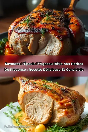 Savourez l' Épaule d' Agneau Rôtie aux Herbes de Provence : Recette Délicieuse et Conviviale