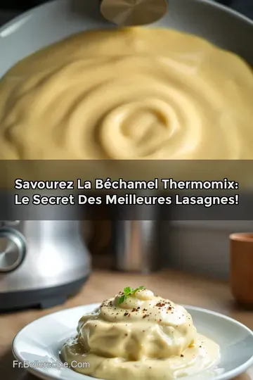Savourez la Béchamel Thermomix: le Secret des Meilleures Lasagnes!