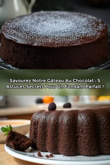 Savourez notre Gâteau au Chocolat : 5 Astuces Secrets pour un Fondant Parfait !
