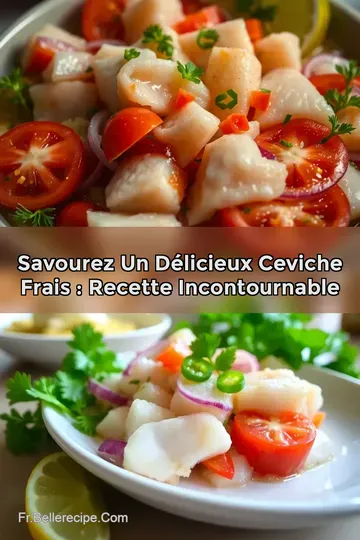 Savourez un Délicieux Ceviche Frais : Recette Incontournable