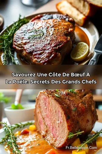 Savourez une Côte de Bœuf à la Poêle: Secrets des Grands Chefs