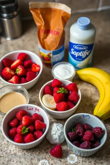 Smoothie Fruit Rouge Énergétique ingredients