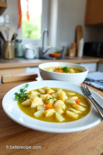 Soupe de Châtaigne et Potiron steps