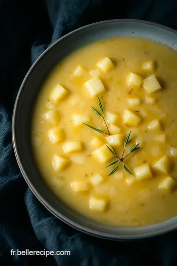 Soupe de Patate Douce Réconfortante presentation