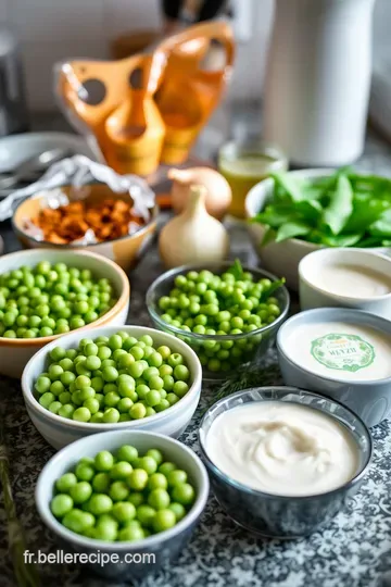 Soupe Petit Pois : Velouté de Petits Pois Mentholé ingredients