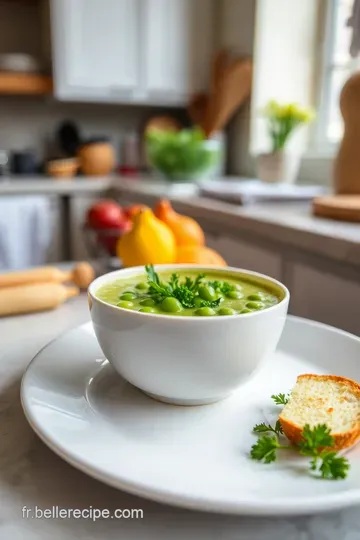 Soupe Petit Pois : Velouté de Petits Pois Mentholé steps