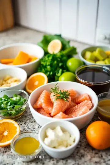Tartare de Saumon aux Agrumes ingredients