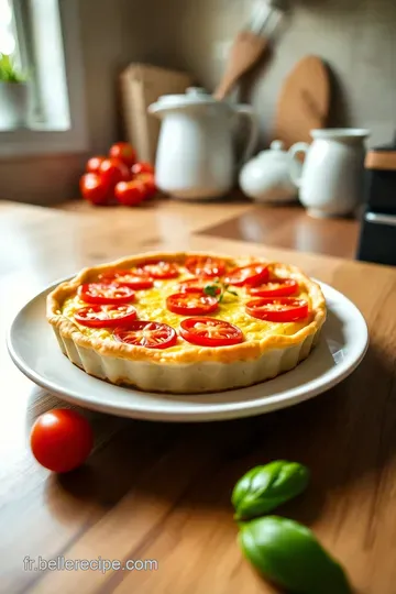 Tarte à la Moutarde et Tomates steps