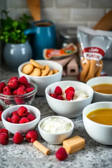 Tarte au Fromage Frais et aux Framboises ingredients