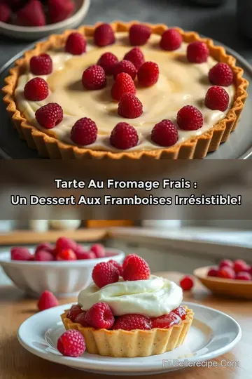 Tarte au Fromage Frais : Un Dessert Aux Framboises Irrésistible!