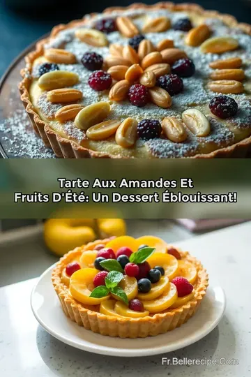 Tarte aux Amandes et Fruits d' Été: Un Dessert Éblouissant!