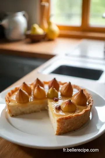 Tarte aux Poires Caramélisées et Amandes steps