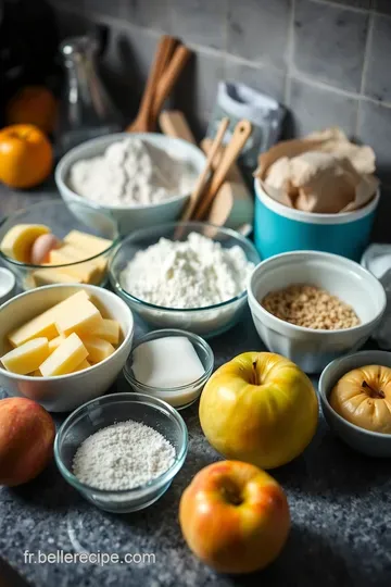 Tarte aux Pommes Simplifiée ingredients