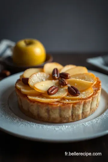 Tarte Feuilletée aux Pommes et Amandes IG Bas presentation