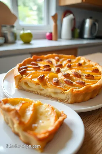 Tarte Feuilletée aux Pommes et Amandes IG Bas steps