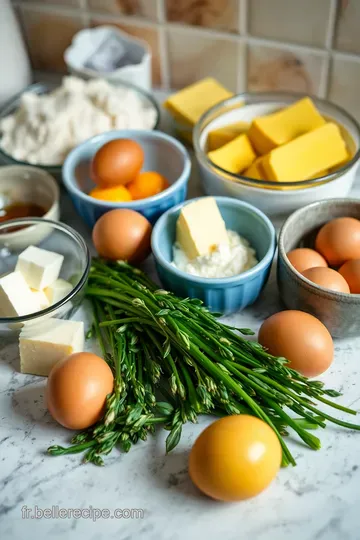 Tarte Salée au Mascarpone et aux Épinards ingredients