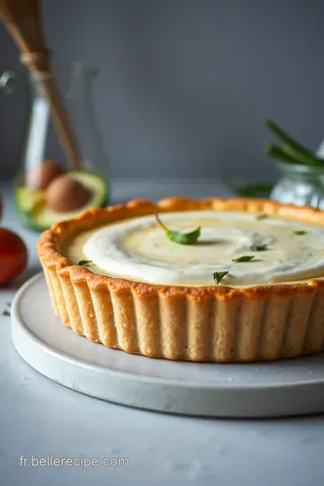 Tarte Salée au Mascarpone et aux Épinards presentation