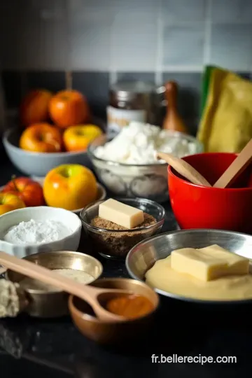 Tarte Tatin aux Pommes Caramélisées ingredients